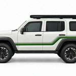 TANK 300 Alki stripes in three green tones