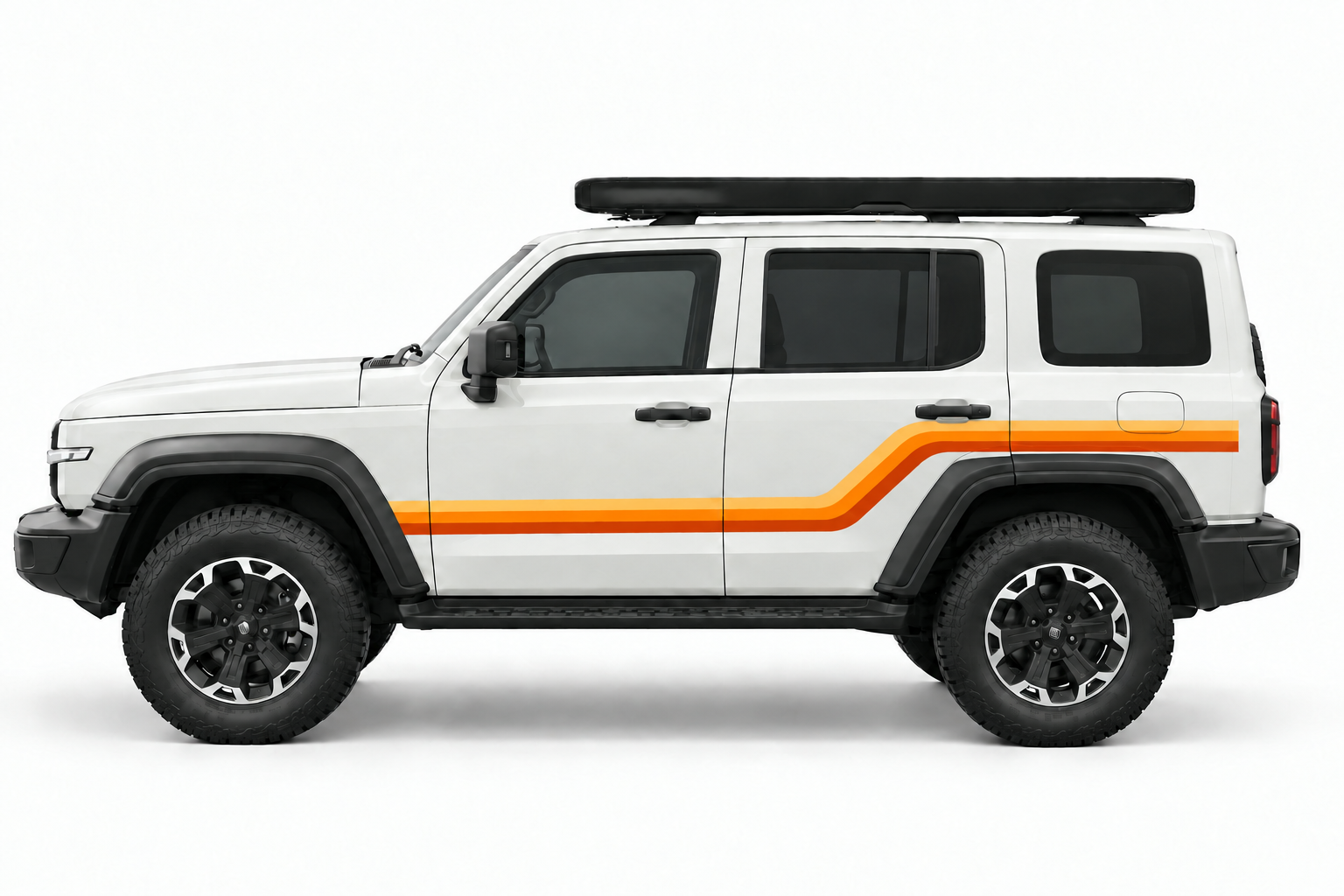 TANK 300 Alki stripes in three orange tones