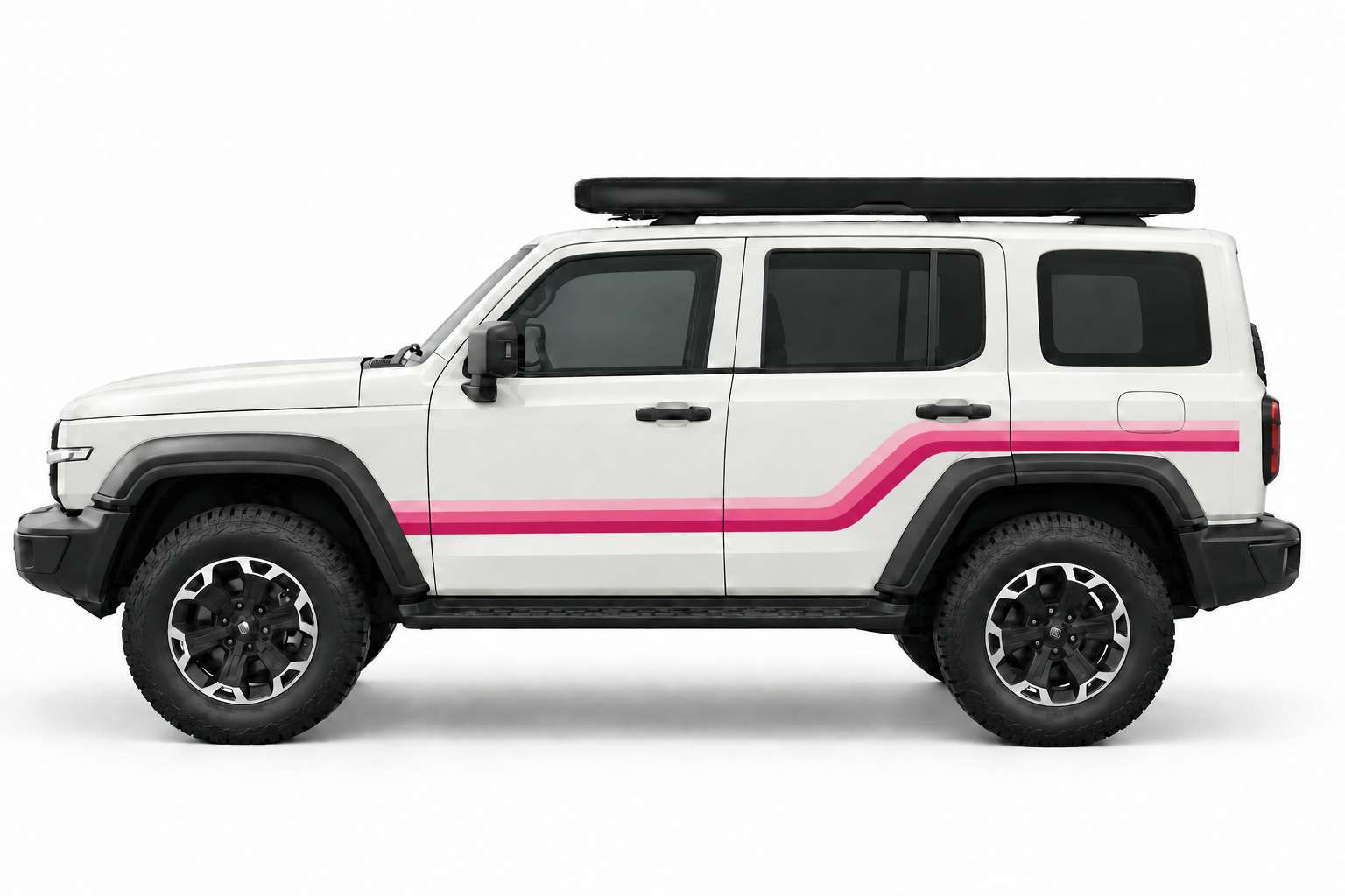 TANK 300 Alki stripes in three pink tones