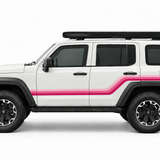 TANK 300 Alki stripes in three pink tones