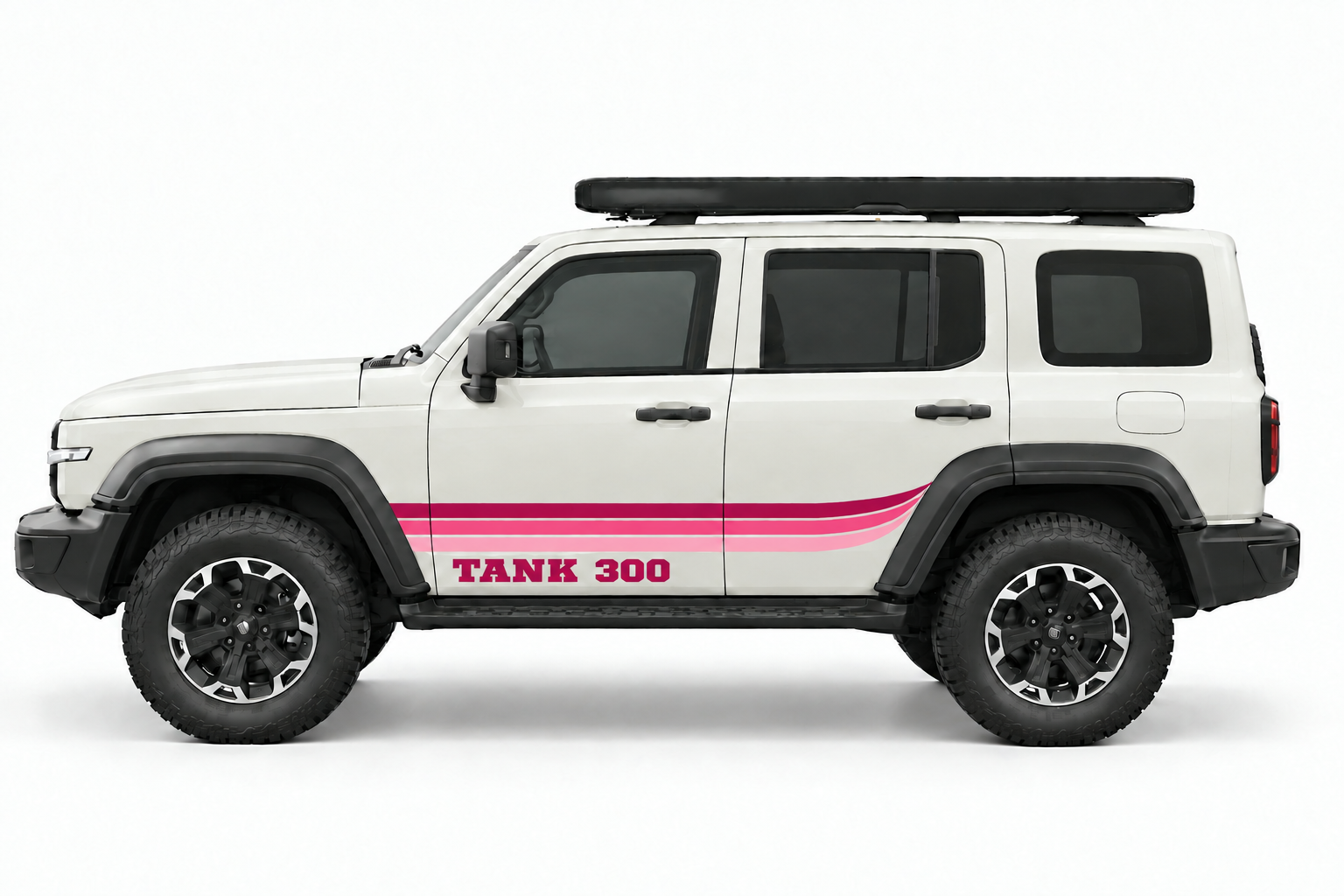 GWM Tank 300 TRAIL Retro Stripe Kit | Bodymold Signs