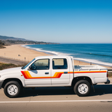 Toyota Hilux with Malibu Background