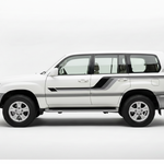 Toyota Land Cruiser 100 Series Black Grey Stripe