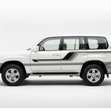 Toyota Land Cruiser 100 Series Black Grey Stripe