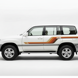 Toyota Land Cruiser 100 Series Orange Red Stripe