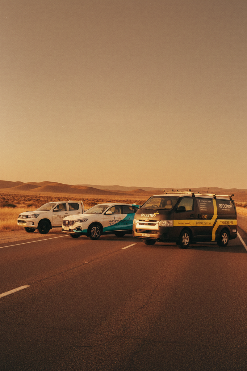 Vehicle Branding Composite 1970s Portrait
