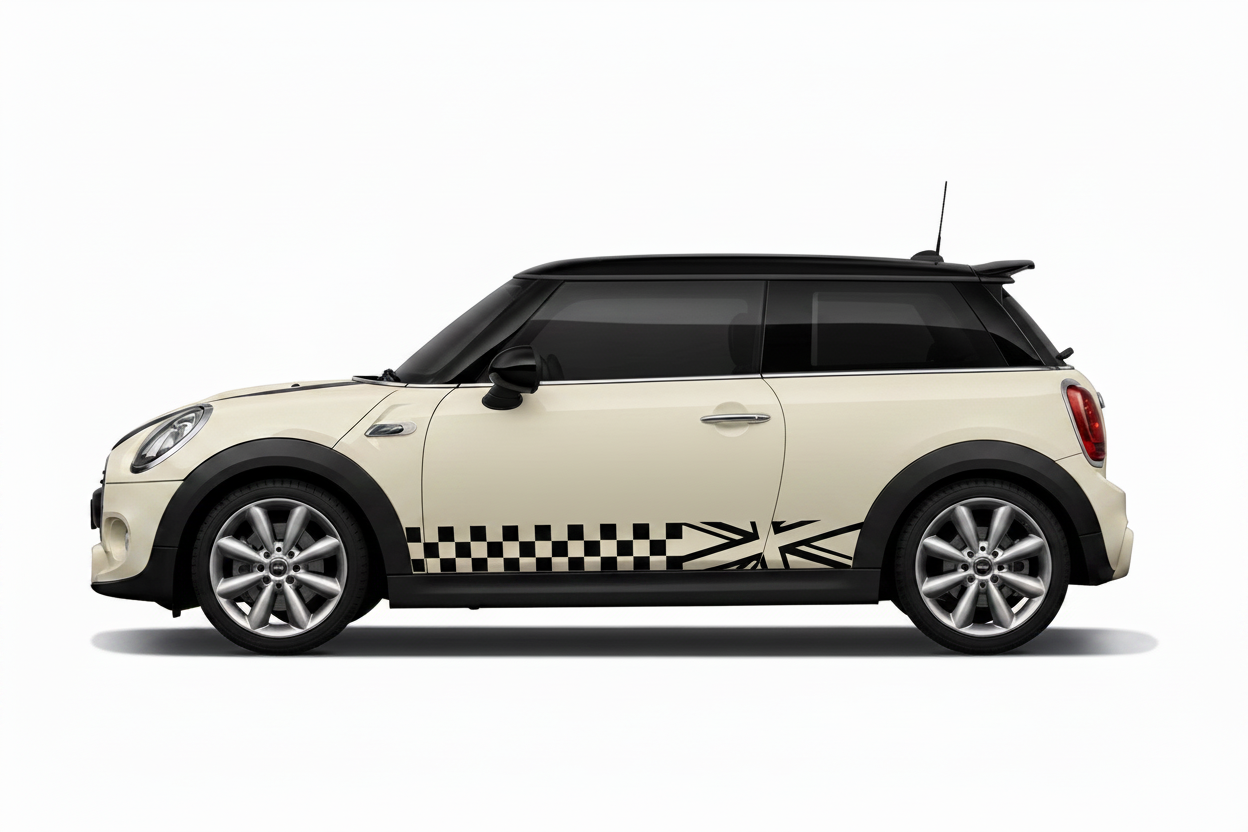 White Stripes on Cream MINI