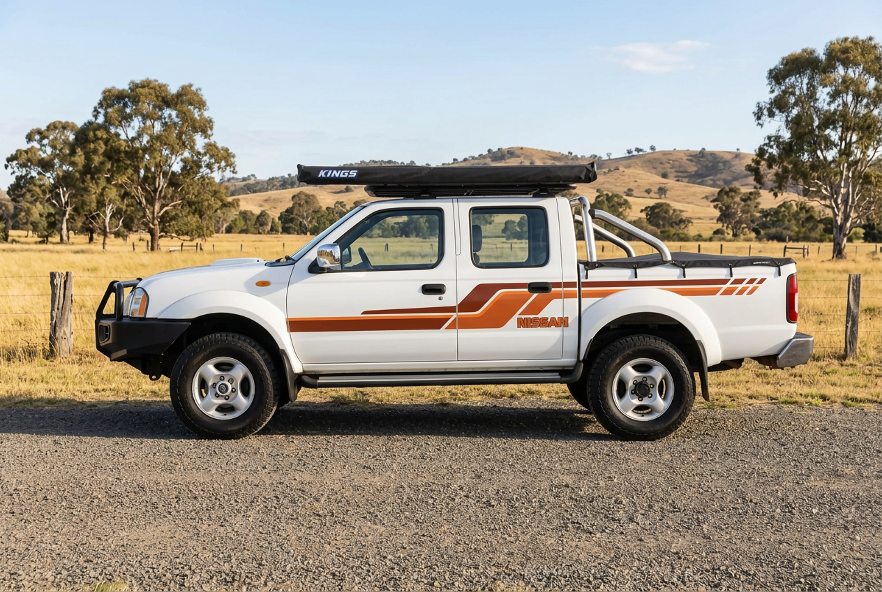 YANDINA stripe ute in an Australian country setting