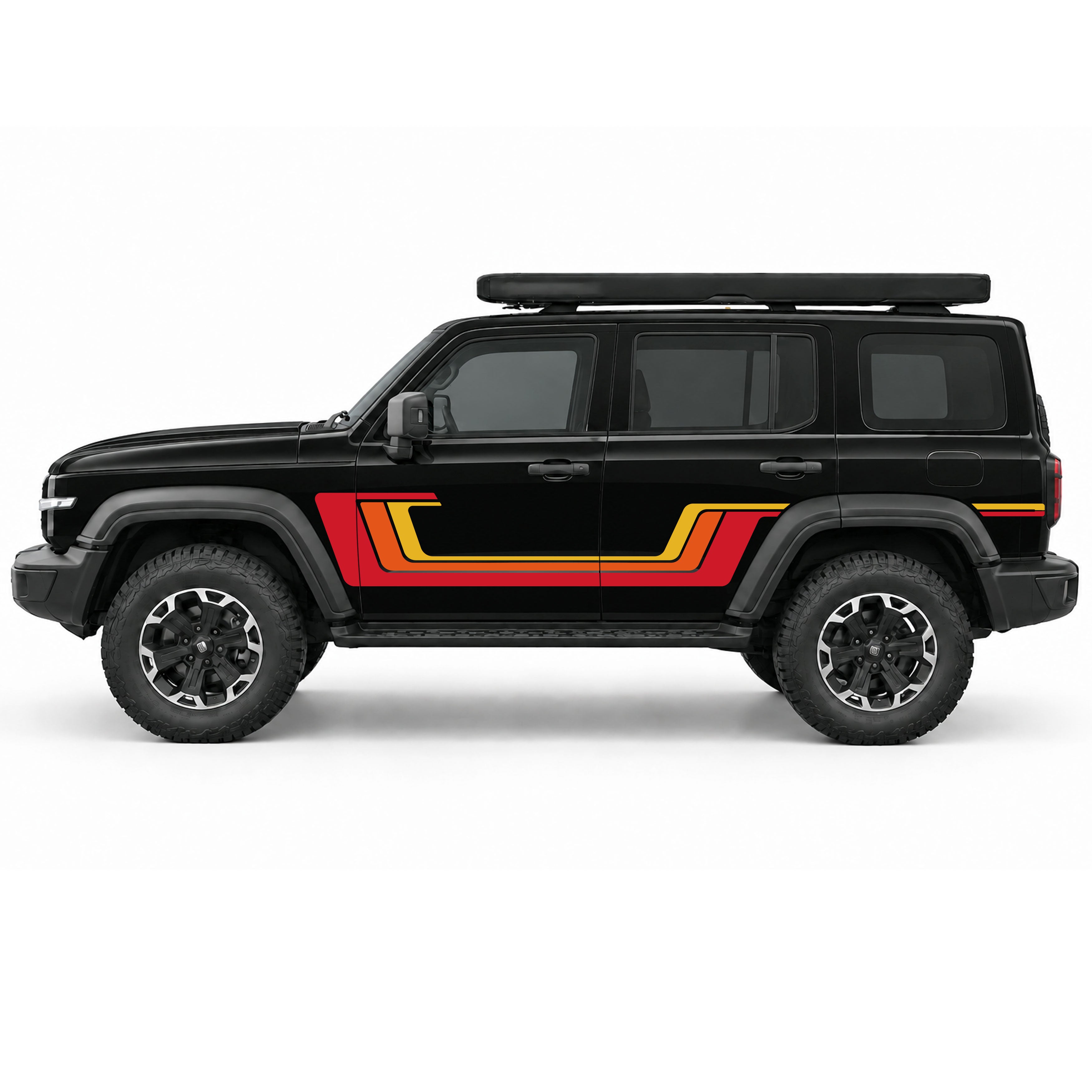 GWM Tank 300 Retro BOSTON Stripe Kit | Bodymold Signs