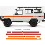 New Minimal Look Outback Stripes for 70 Series Troopy's
